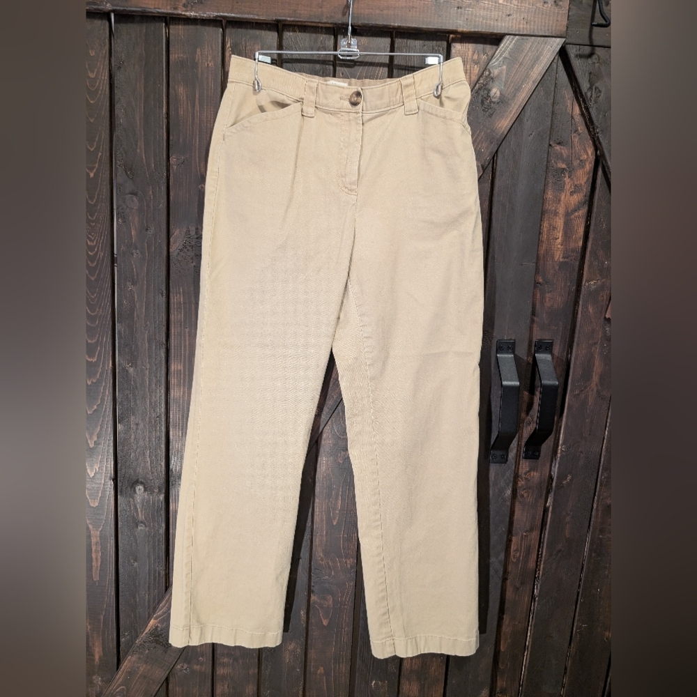 LL Bean Classic Khakis, Size 10
